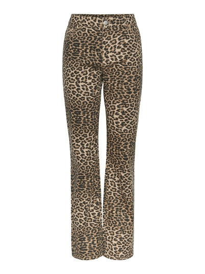 Pieces Pcginger MW Straight Jeans D2D JIT Black Leo Denim-Shop Online Hos Blossom