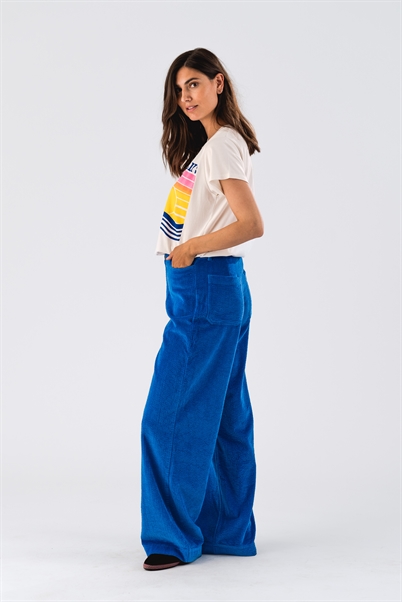 Lollys Laundry Florida Bukser Neon Blue - Shop Online Her