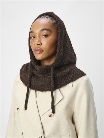 Object Objmilu Cable Knit Balaclava Java - Shop Online Her