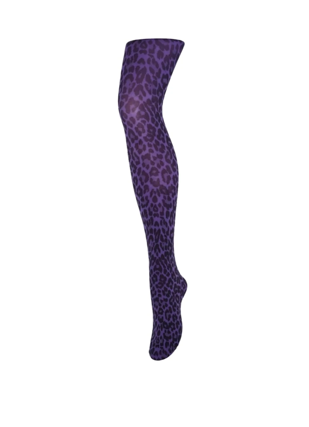 Leopard PH Strømpebukser Ultra Violet - Shop Sneaky Fox