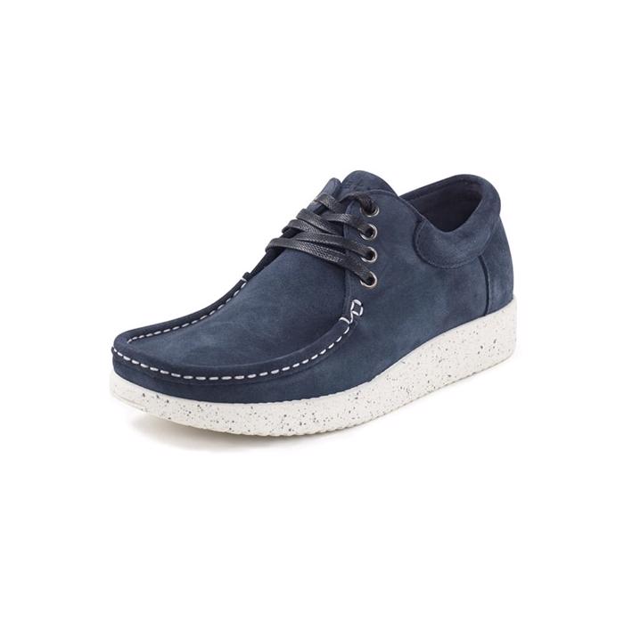 Nature Anna Suede Sko Navy