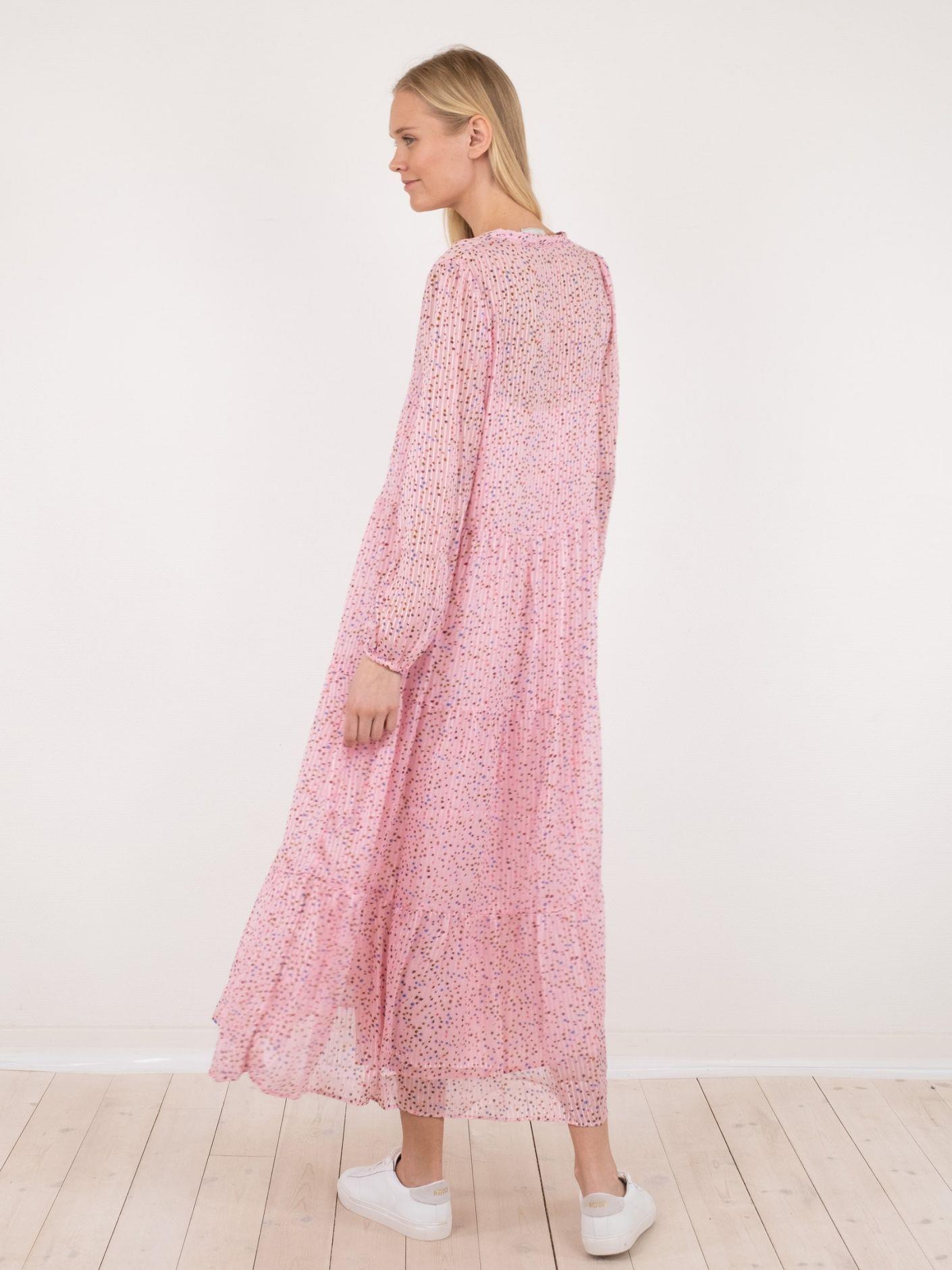 neo noir nobis sparkle dress pink