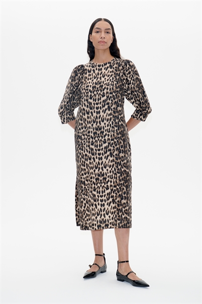 Baum Und Pferdgarten Alya Kjole Brown Baum Leopard - Shop Online Hos Blossom