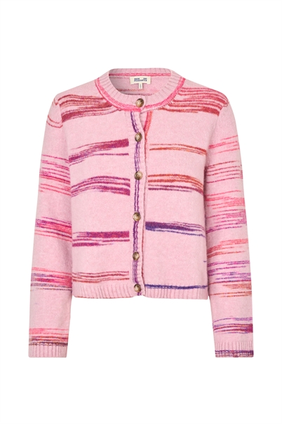 Baum Und Pferdgarten Cecilly Cardigan Pink Nektar Stripe - Shop Online Her