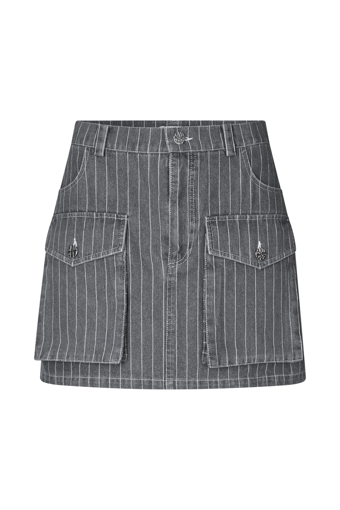 Baum Und Pferdgarten Sali Nederdel Grey Pinstripe Denim - Shop Online Hos Blossom