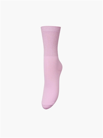 Becksondergaard Grady Glitter Strømper Lilac Chiffon - Shop Online Hos Blossom