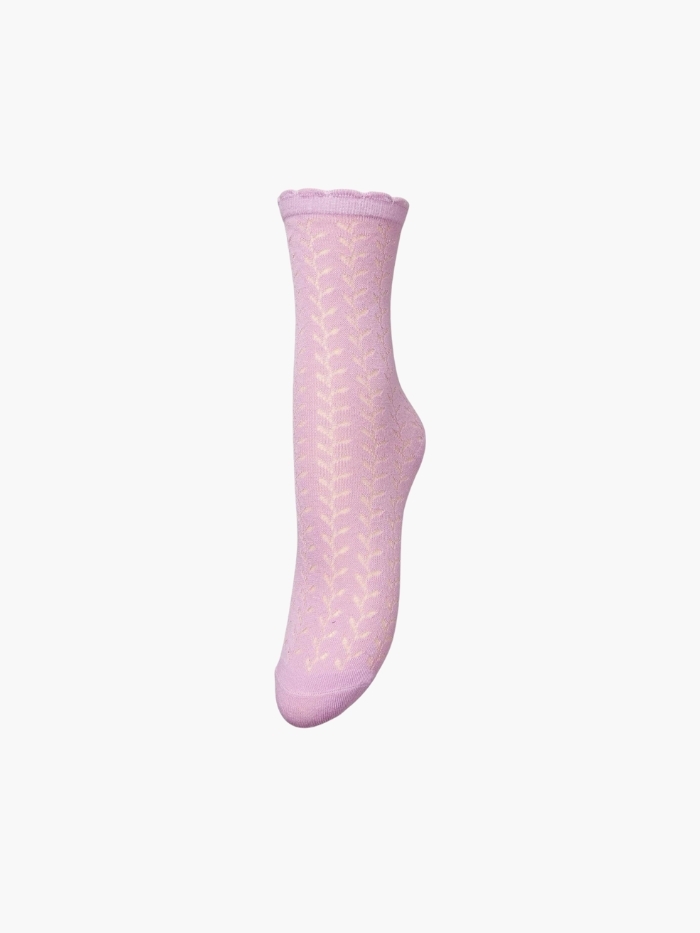 Becksondergaard Leofa Cotta Strømper Lilac Chiffon - Shop Online Hos Blossom