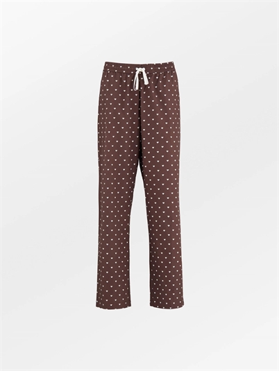 Becksondergaard Amor Pyjamas Sæt Brown Off White - Shop Online Her