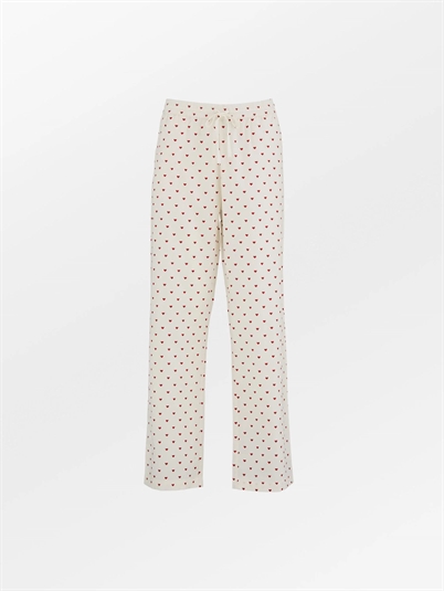 Becksondergaard Amor Pyjamas Sæt Off White Red - Shop Online Her