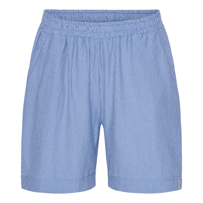 Comfy Copenhagen Slow Feelings Shorts Blue Pin Stripe Shop Online Hos Blossom