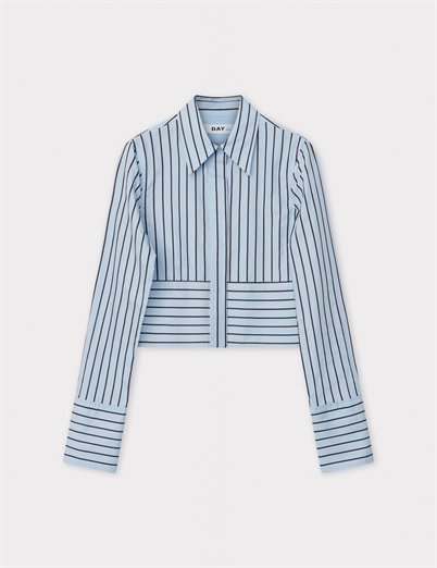 Day Birger Et Mikkelsen Max Contemporary Stripe Skjorte Serenity - Shop Online Hos Blossom