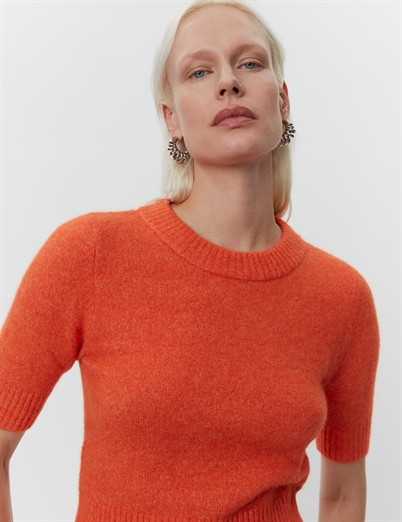 Day Birger Et Mikkelsen Maylin Strik Persimmon Orange Shop Online Hos Blossom