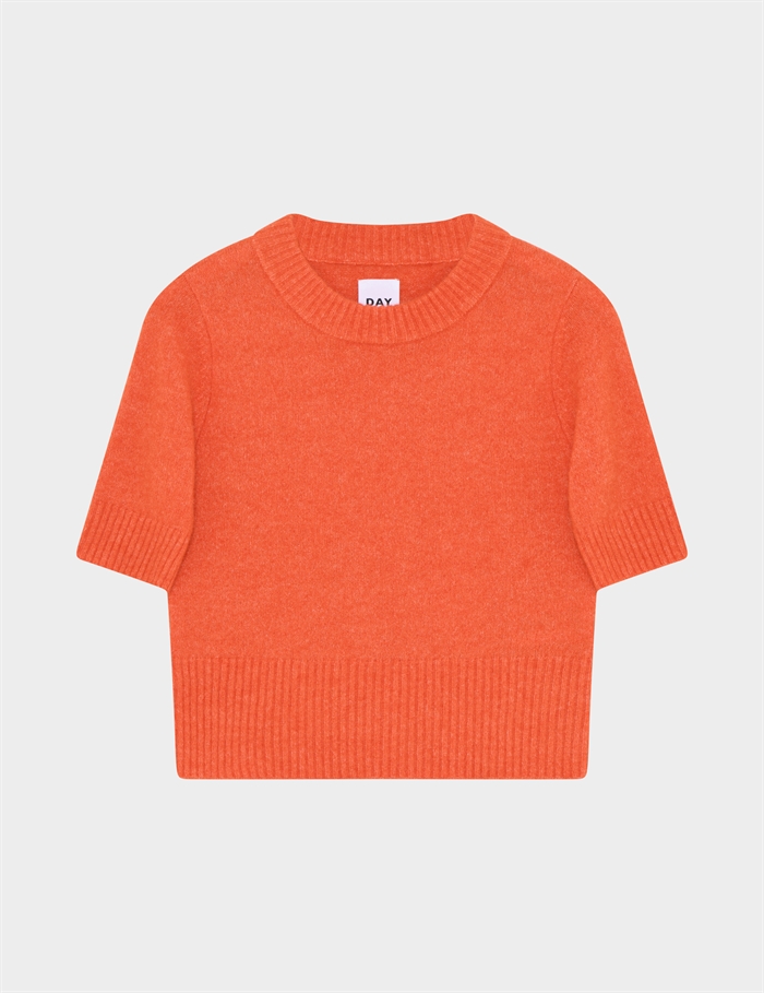 Day Birger Et Mikkelsen Maylin Strik Persimmon Orange Shop Online Hos Blossom