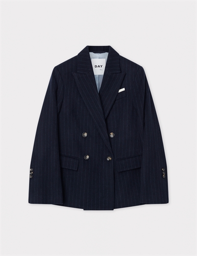 Day Birger Et Mikkelsen Preston Pinstripe Blazer Total Eclipse - Shop Online Hos Blossom