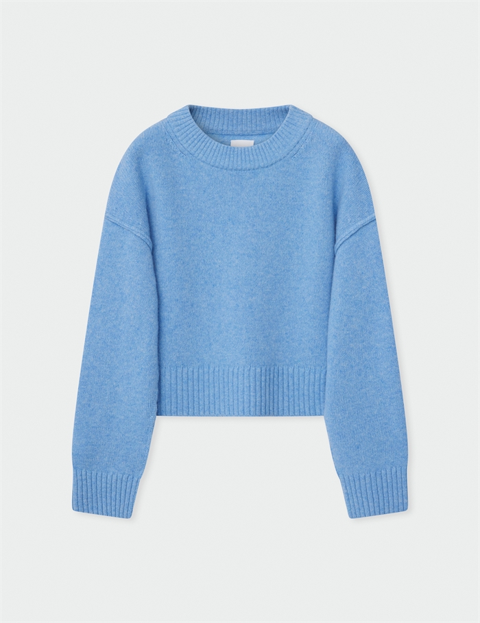 Day Birger Et Mikkelsen Ulrikke Soft Lamb Blue Melange - Shop Online Her