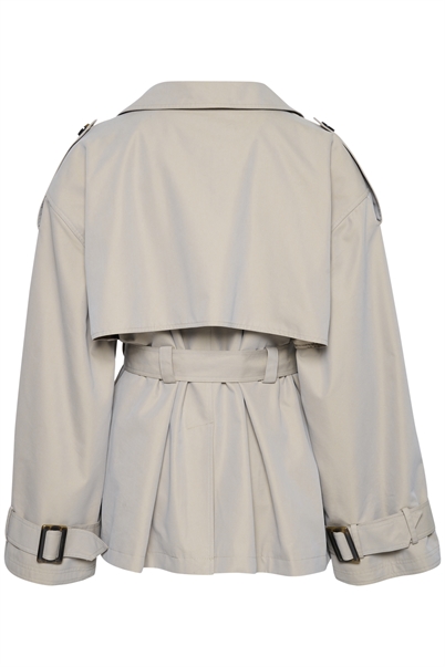 Gestuz Birdiegz Trenchcoat Jakke Sand Trench Shop Online Hos Blossom