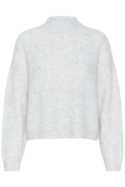  Gestuz Debbiegz Pullover Strik Blizzard Melange - Shop Online Hos Blossom