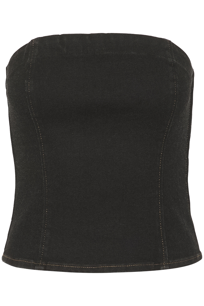 Gestuz TubinaGZ Top Dark Black Wash - Shop Online Hos Butik Blossom