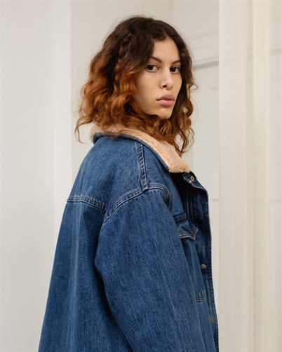 H2O Fagerholt Mommy Jacket Blue Denim - Shop Online Her