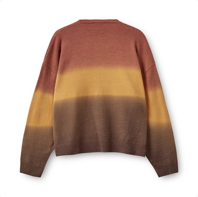 H2O Fagerholt  Sundown Knit Sweater Chilli Dip Dye - Shop Online Her