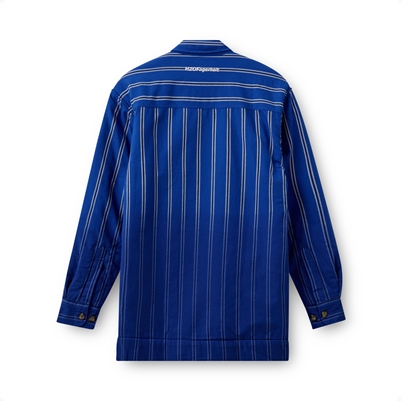 H2O Fagerholt Como Pile Skjorte Black Blue Stripe - Shop Online Her