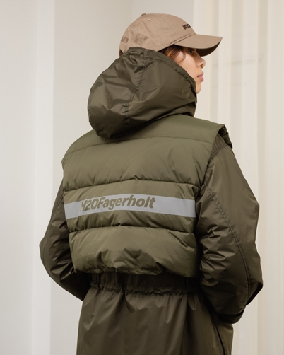 H2O Fagerholt Warm Rain Jakke Forest Green - Shop Online Her