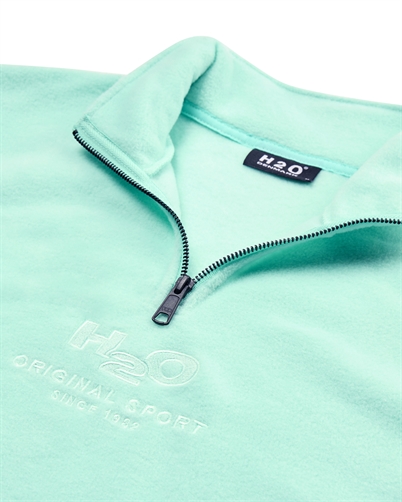 H2O Blåvand II Fleece Half Zip Pastel Green Shop Online Hos Blossom