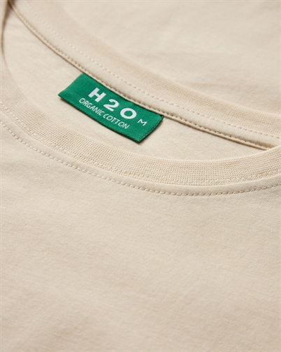 H2O Logo Tee Chalk/Grey - Shop Online Her