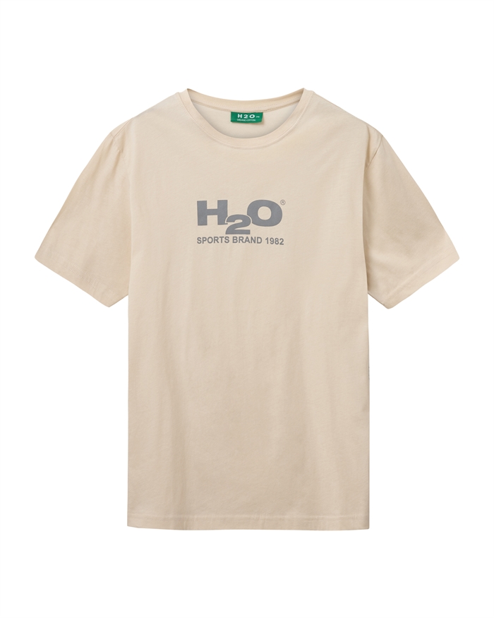 H2O Logo Tee Chalk/Grey - Shop Online Her