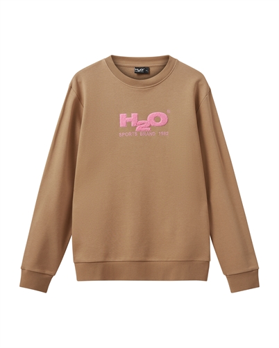H2O Logo Sweatshirt Oak Flamingo Shop Online Hos Blossom