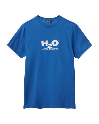 H2O Logo T-shirt Blue White Shop Online Hos Blossom