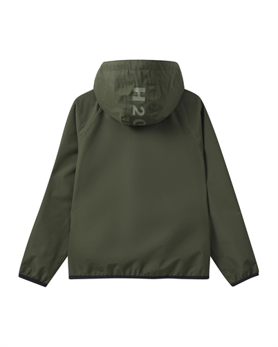 H2O Rømø Rain Jakke Packable Army Shop Online Hos Blossom