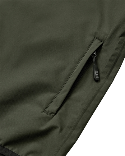 H2O Rømø Rain Jakke Packable Army Shop Online Hos Blossom