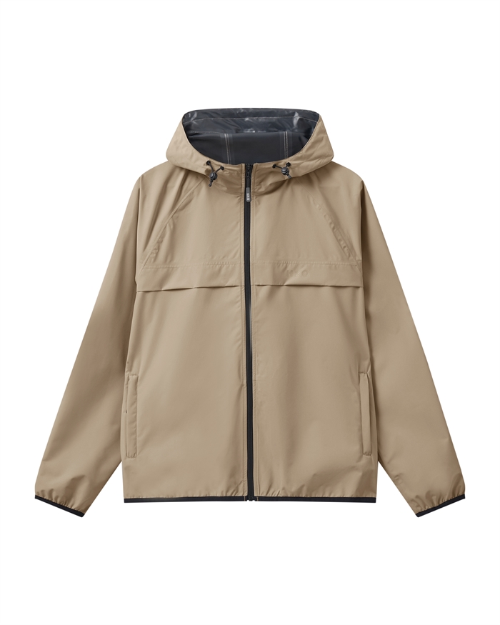 H2O Rømø Rain Jakke Packable Warm Grey Shop Online Hos Blossom