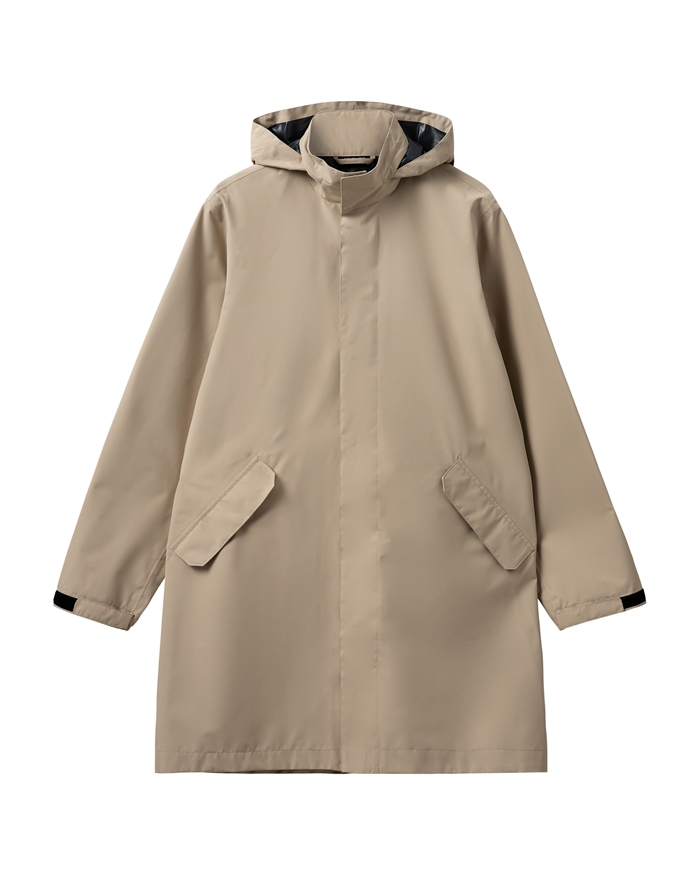 H2O Rømø Rain Long Jakke Warm Grey Shop Online Hos Blossom