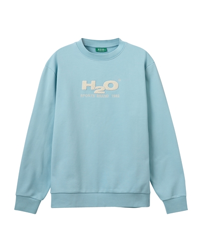 H2O Logo Sweat O'Neck Equal/Chalk - Shop Online Her