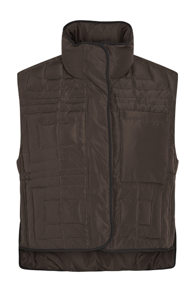 Heartmade Belsa Vest Chestnut - Shop Online Hos Blossom