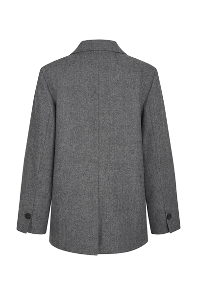 Heartmade Jutin Blazer Storm Grey - Shop Online Hos Blossom