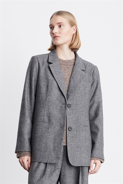 Heartmade Jutin Blazer Storm Grey - Shop Online Hos Blossom