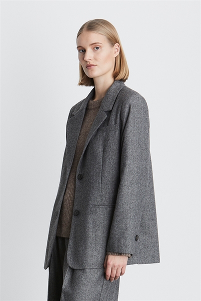 Heartmade Jutin Blazer Storm Grey - Shop Online Hos Blossom