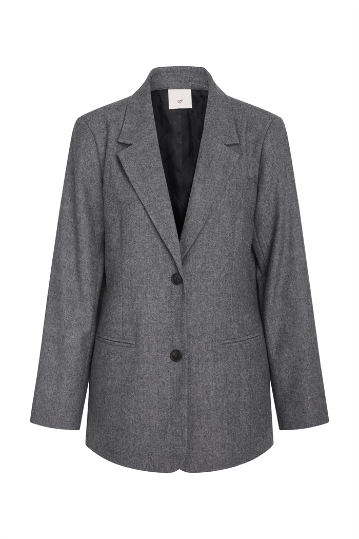 Heartmade Jutin Blazer Storm Grey - Shop Online Hos Blossom