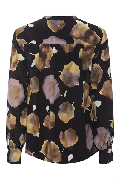  Heartmade Melvin Bluse Dark Abstract-Shop Online Hos Blossom