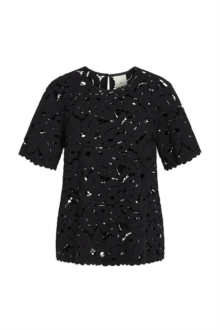 Heartmade Tusin Top Black - Shop Online Her