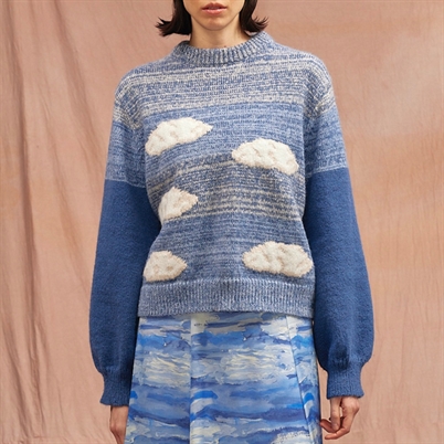 Helmstedt Rabecca Sweater Blue Clouds - Shop Online Her