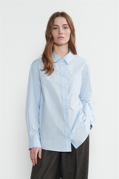 Heartmade Milard Shirt Blue - Shop Online Her