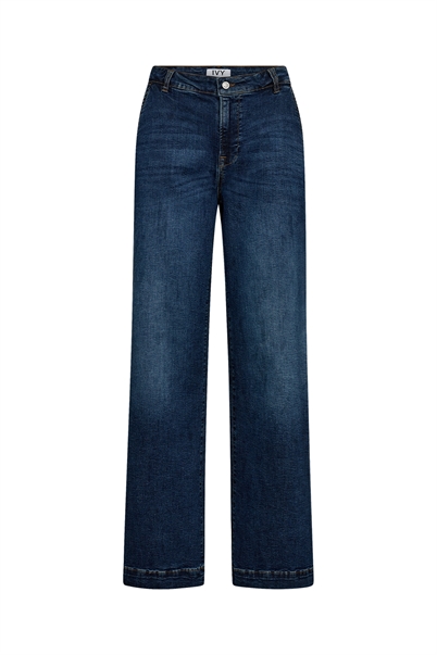 Ivy Copenhagen Augusta French Jeans Wash Faro Deep Blue Denim Blue - Shop Online Her