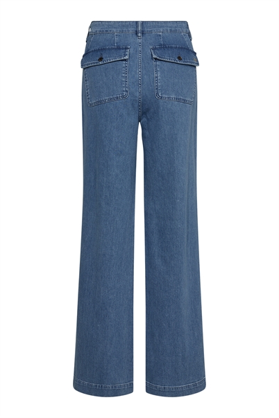 Ivy Copenhagen Augusta French Jeans Wash Garda Blue Shop Online Hos Blossom