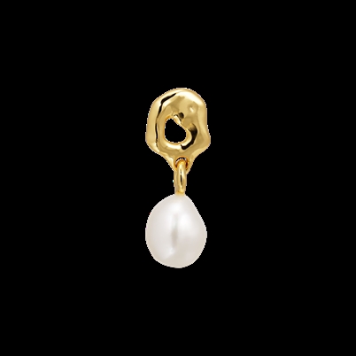 Jane Kønig Space Stud With Pearl Ørering Forgyldt Shop Online Hos Blossom