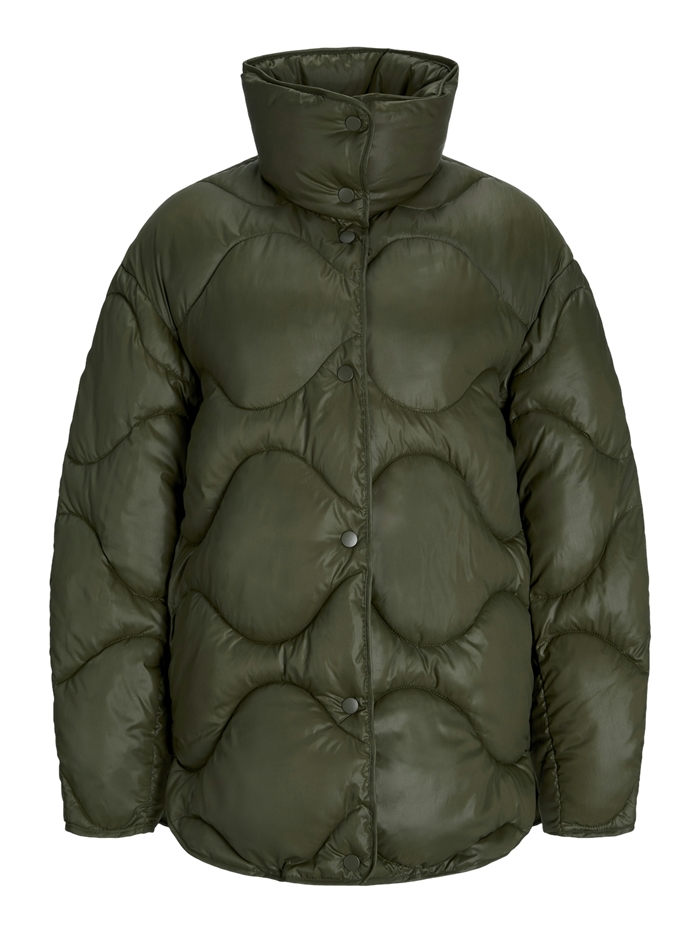 JJXX Jxstella Shiny Quilted Jakke Grape Leaf - Shop Online Hos Blossom