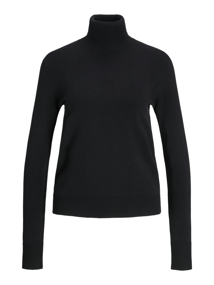 JJXX Jxada Comfy Roll Neck Strik Black Fog - Shop Online Hos Blossom